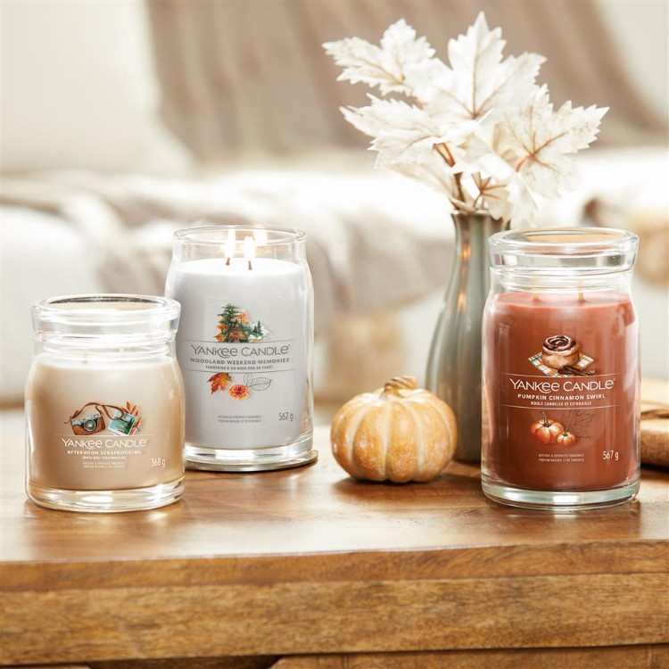 Immagine di Pumpkin Cinnamon Swirl Signature Filled Votive