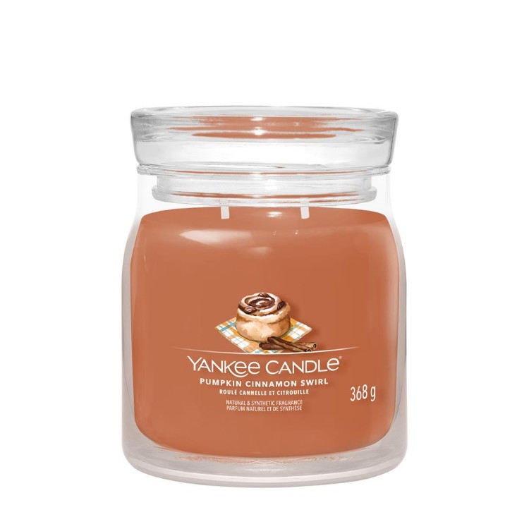 Image de Pumpkin Cinnamon Swirl Signature Medium Jar