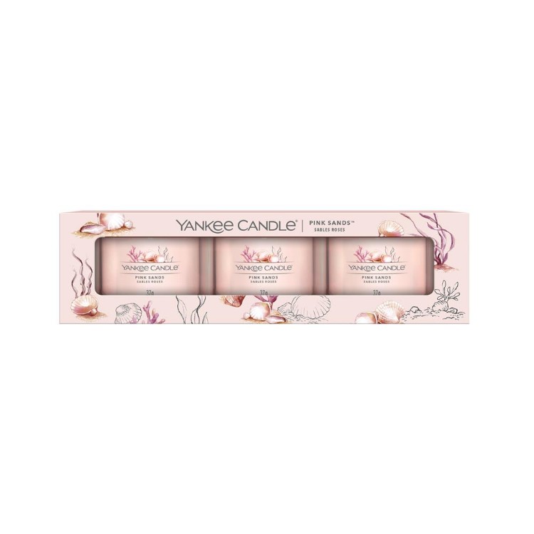 Image de Pink Sands Signature 3 Pack Filled Votive