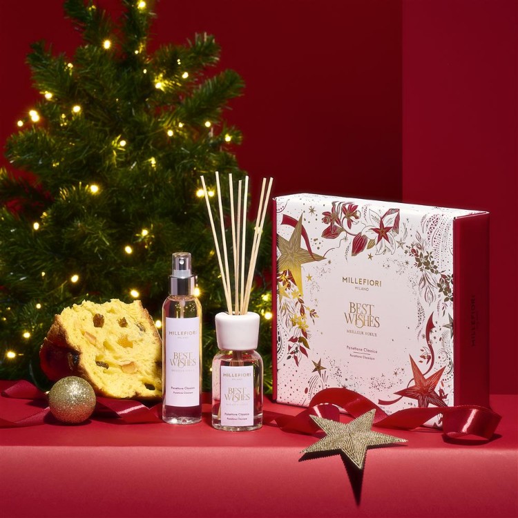 Image de Panettone Classico Gift Set Diffuser and Home Spray