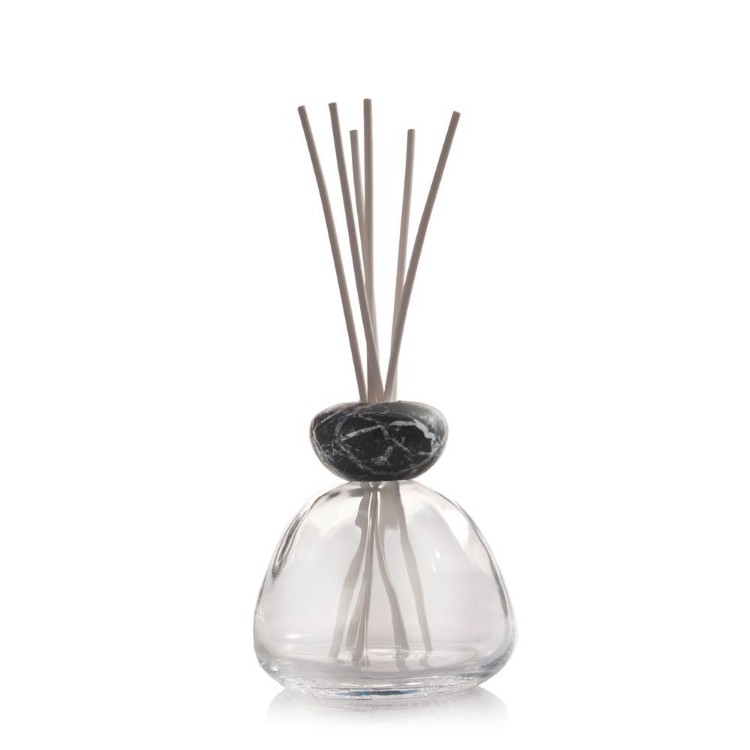 Immagine di Marble Glass Diffuser Clear Black Cap